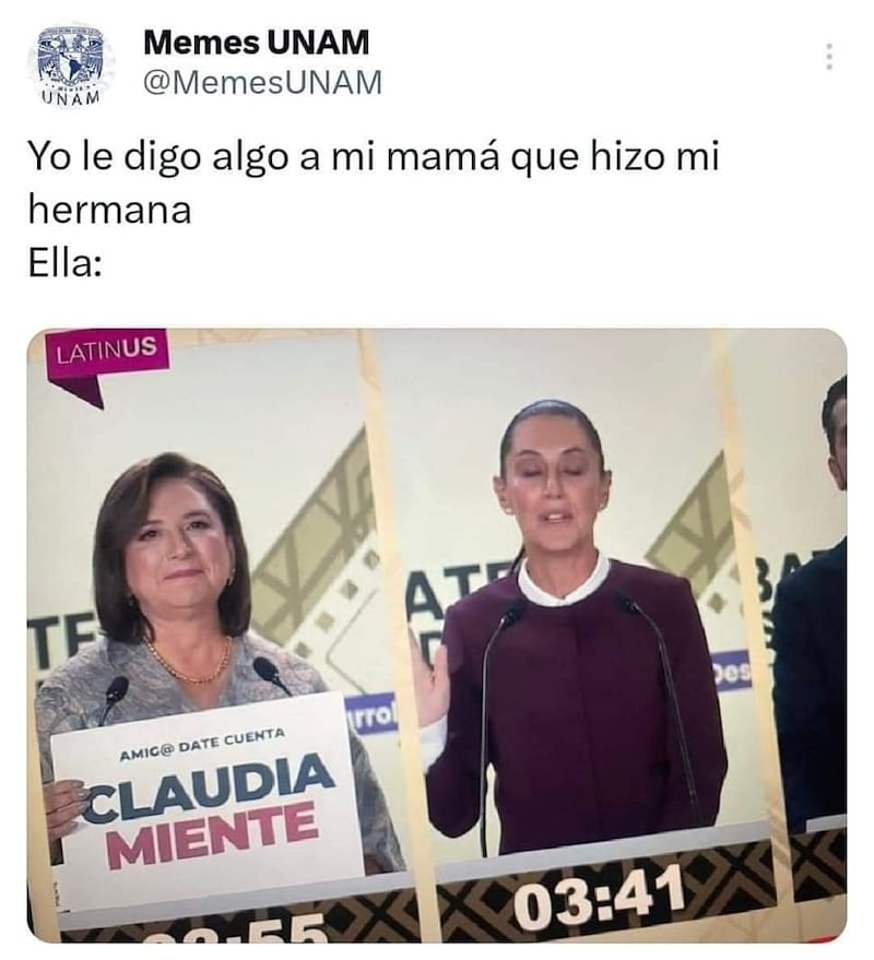 Memes del segundo debate presidencial