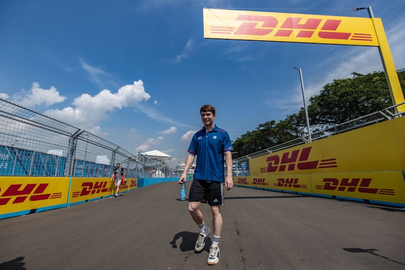 Dan Ticktum en la Formula E Gran Premio de Jakarta