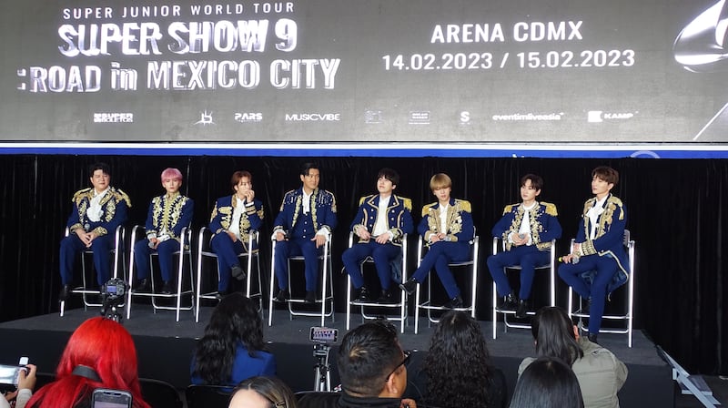 Super Junior - conferencia de prensa