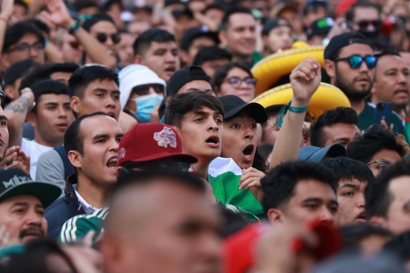 Así se vive el Arabia Saudita contra México en el Fan Fest