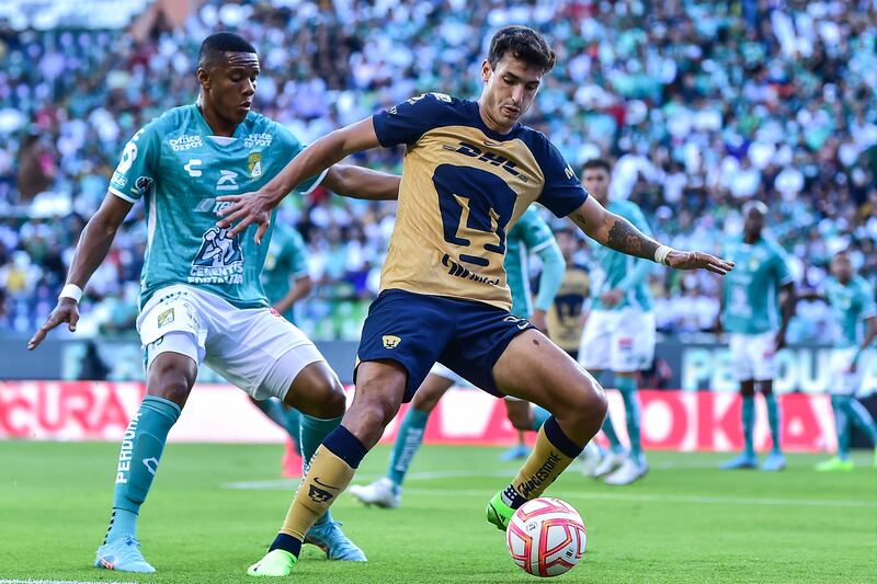 Pumas y León igualaron a 3 goles en su última partido.