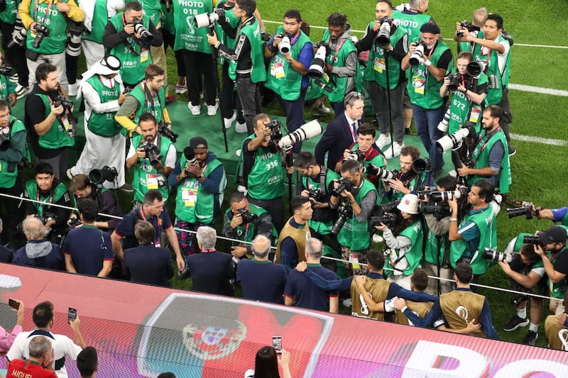 Portugal vs Marruecos: CR7 se roba los reflectores.