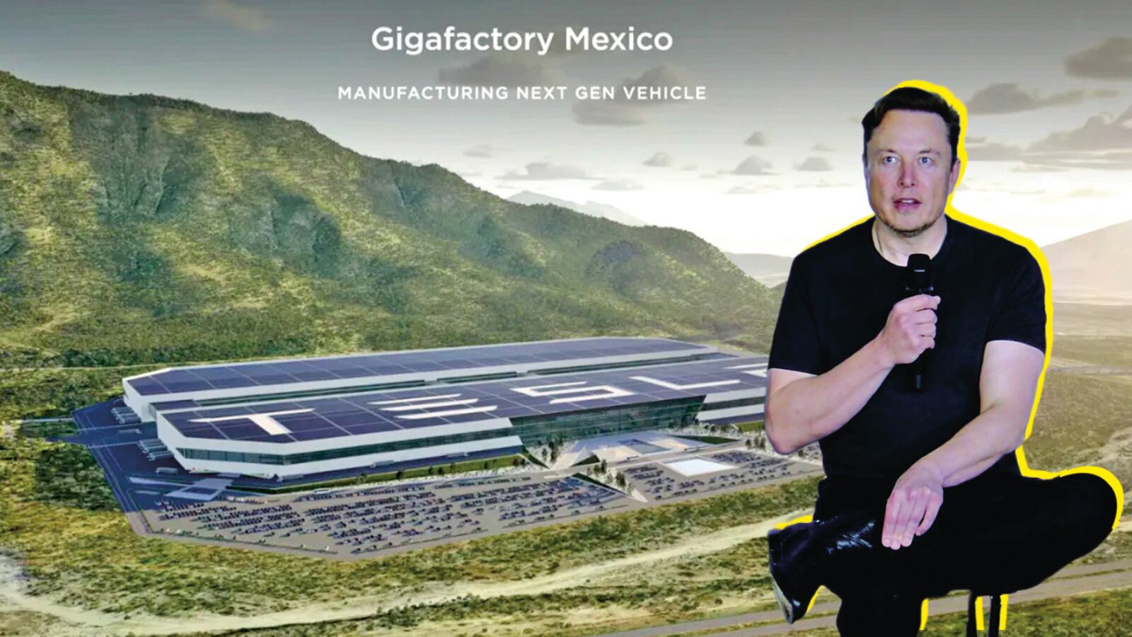 Musk hace oficial planta de Tesla en NL
