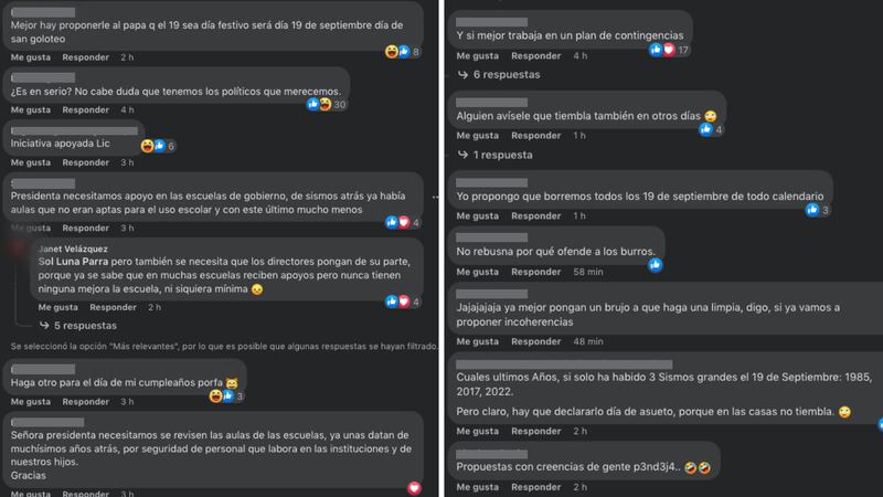 Reacciones de internautas a la iniciativa de la alcaldesa de Michoacán