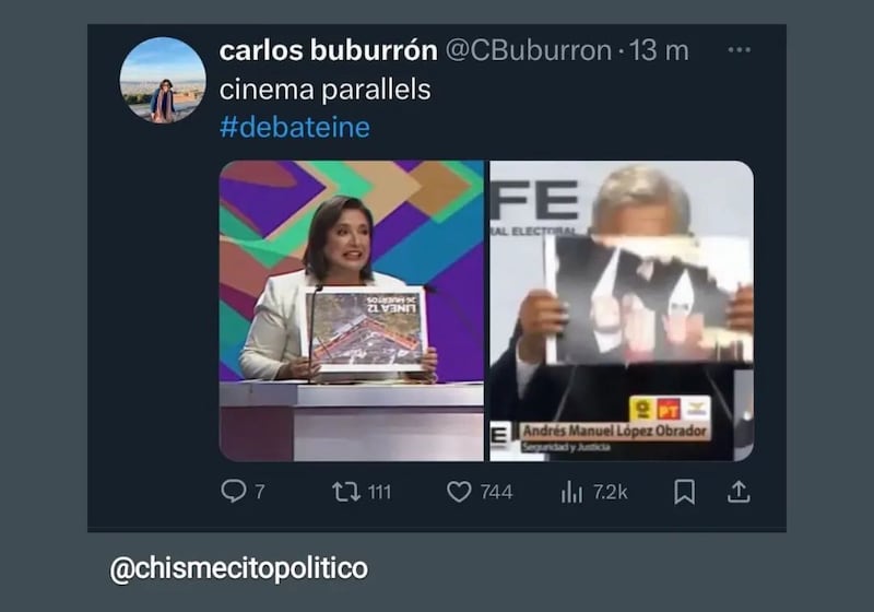 Memes por el primer debate presidencial