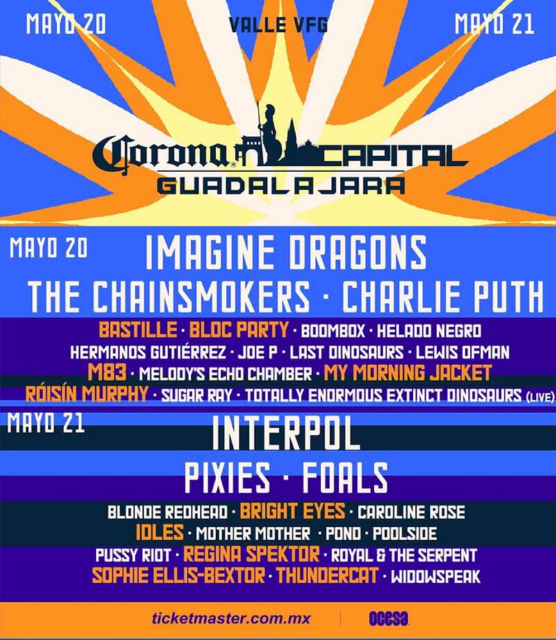 Anuncian el line up del festival tapatío.