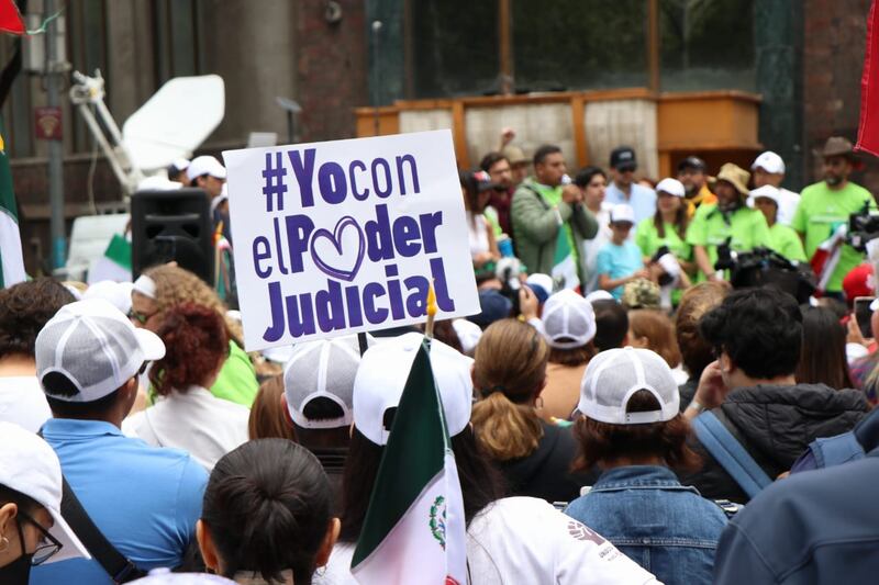 Manifestación contra la Reforma Judicial domingo 8 de septiembre.