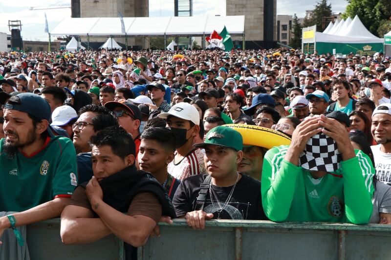 Así se vivió el Arabia Saudita contra México en el Monumento a la Revolución en la CDMX