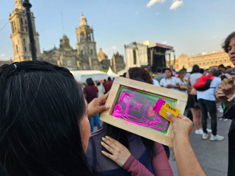 Concierto de Rosalía en el Zócalo