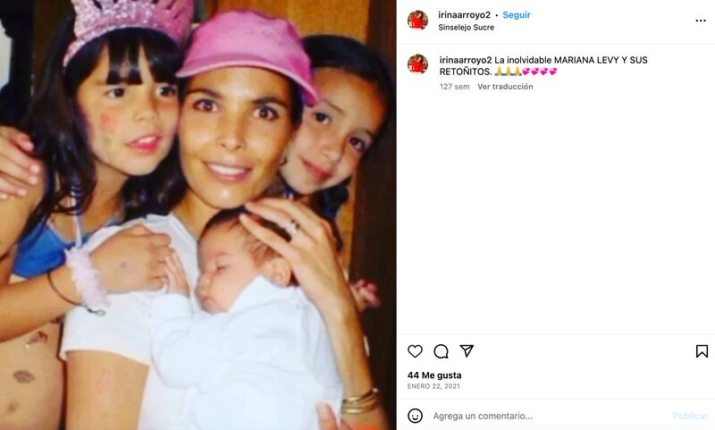 Mariana Levy junto a sus 3 Hijos