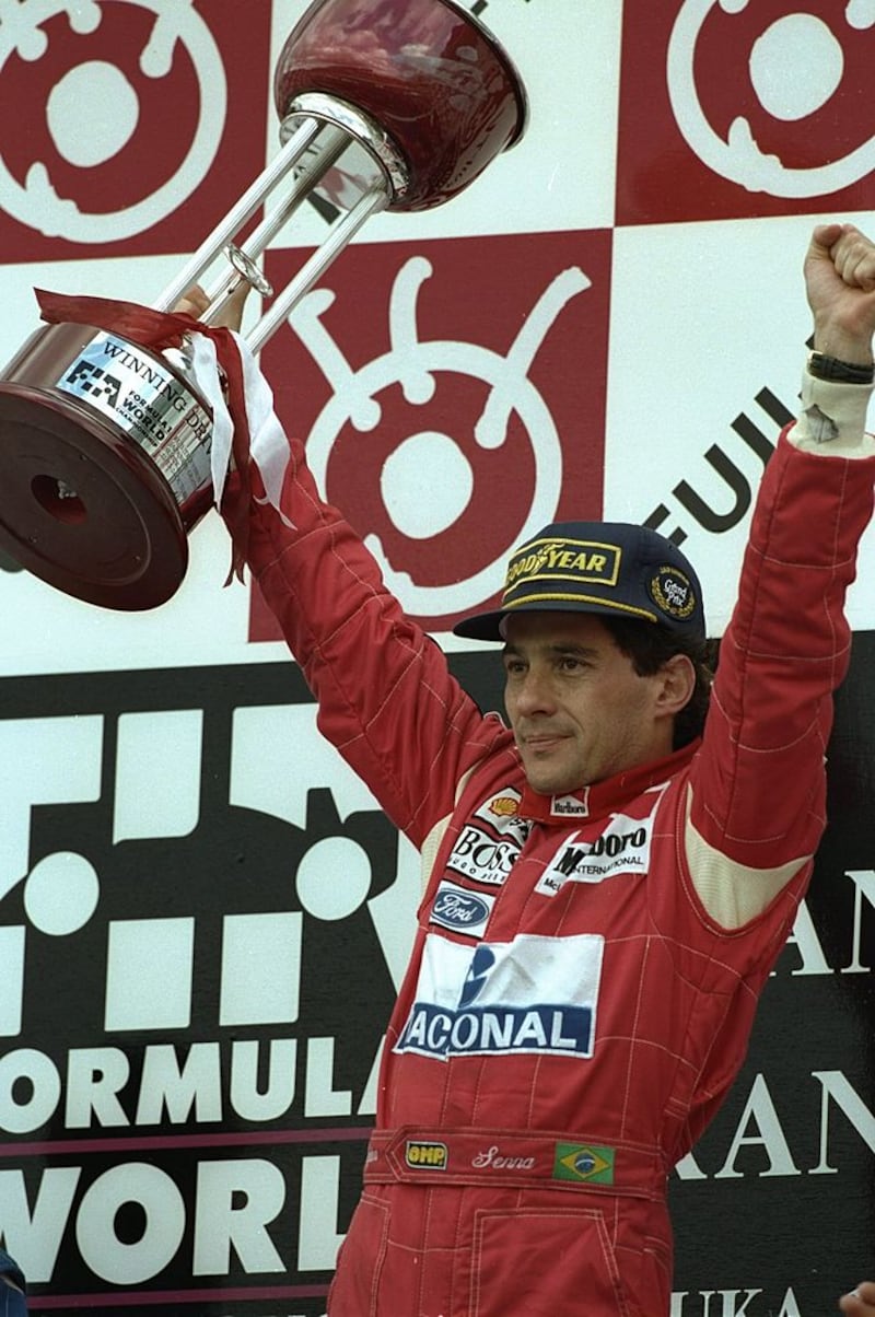 Ayrton Senna (Brasil) fue uno de los pilotos más ganadores en la historia de la F1 con Williams