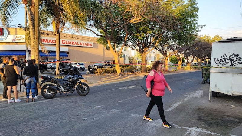 Sitio donde trataron de privar de la libertad al ex jefe de grupo de la Policía Investigadora.