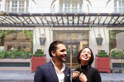 Ángela Aguilar y Nodal se hospedaron en lujoso hotel en París de ¡400 mil pesos la noche!