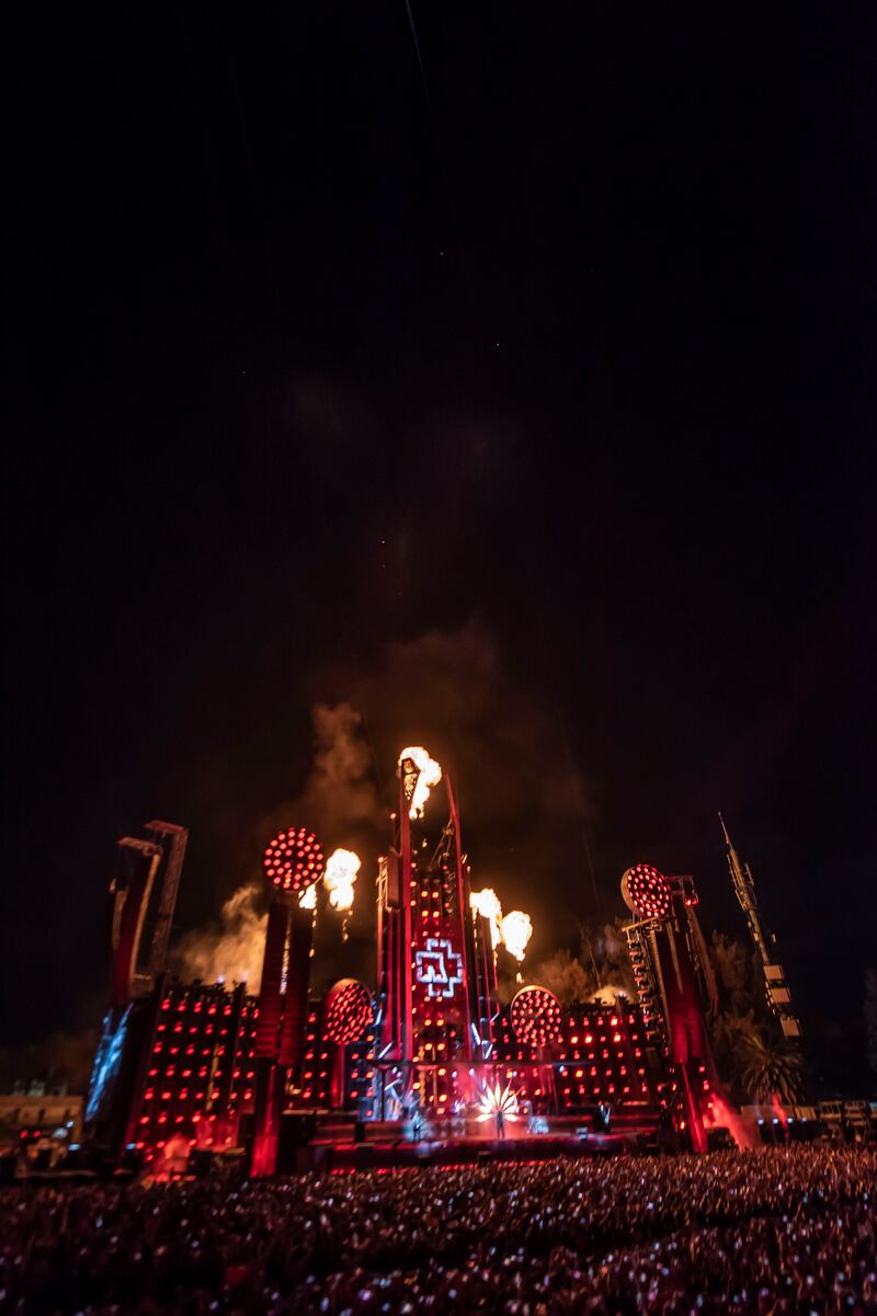 Rammstein en el Foro Sol, CDMX.