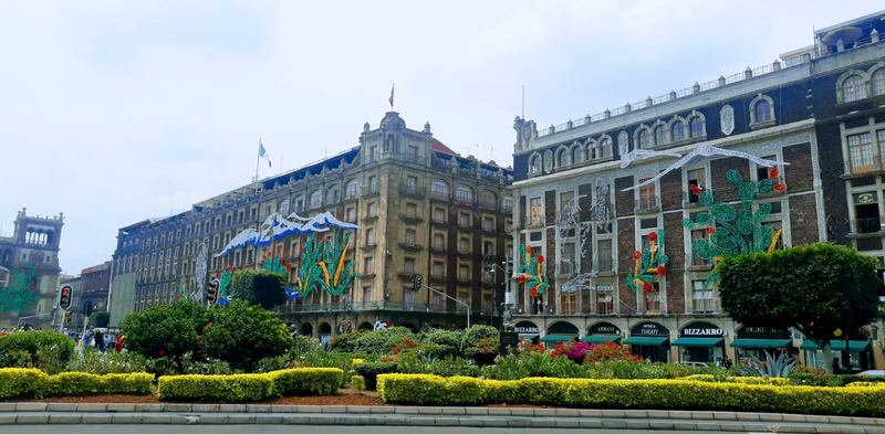 Decoración en CDMX con motivo de las fiestas patrias. Foto: Monserrat Vargas / Publimetro