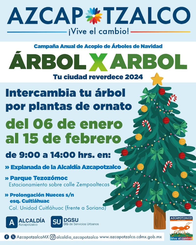 Azacapotzalco árbol por árbol