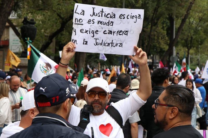 Manifestación contra la Reforma Judicial domingo 8 de septiembre.