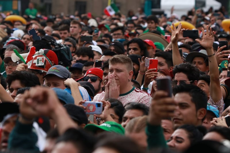 Así se vivió el Arabia Saudita contra México en el Monumento a la Revolución en la CDMX