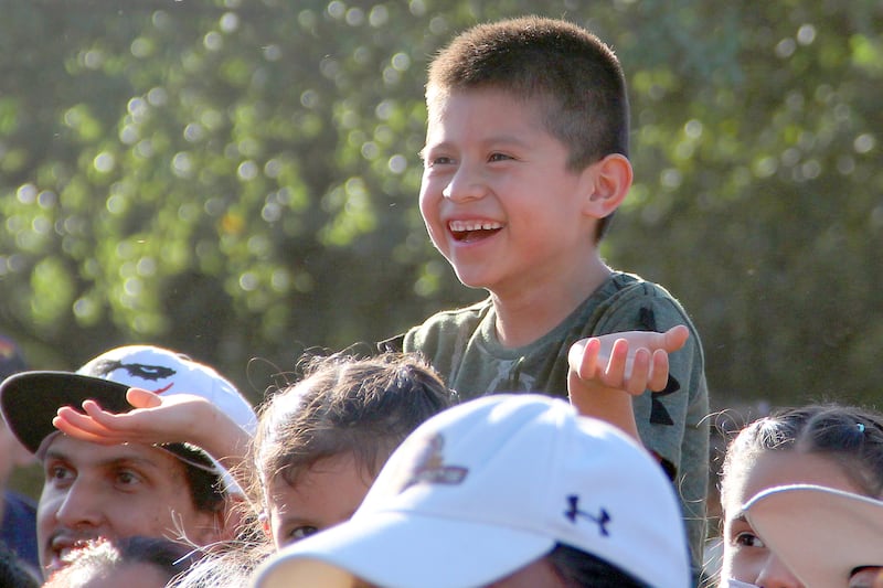 Niños y adultos disfrutaron de todas las actividades.