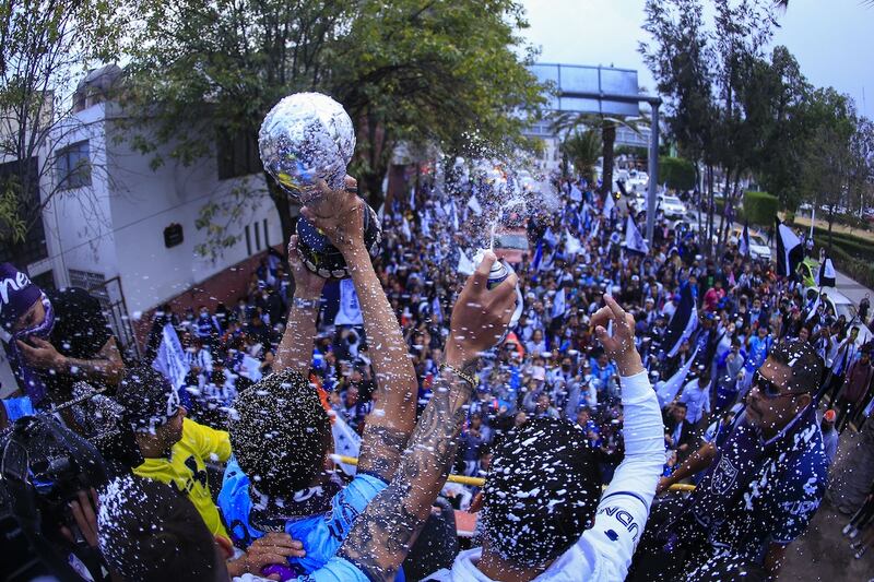 Pachuca celebracion