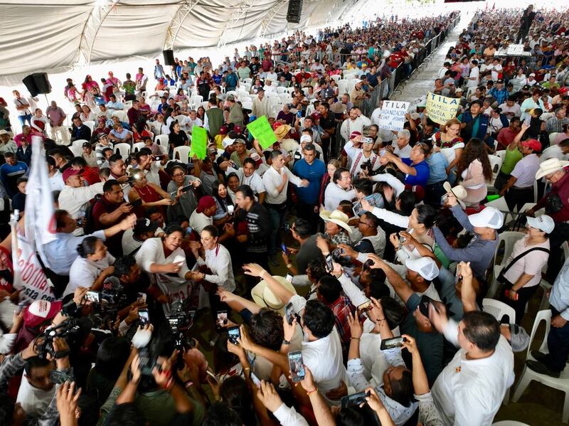 ’Con el pueblo todo, sin el pueblo nada, con Claudia todo’’, destacó Eduardo Ramírez, Coordinador estatal de la 4T en Chiapas.