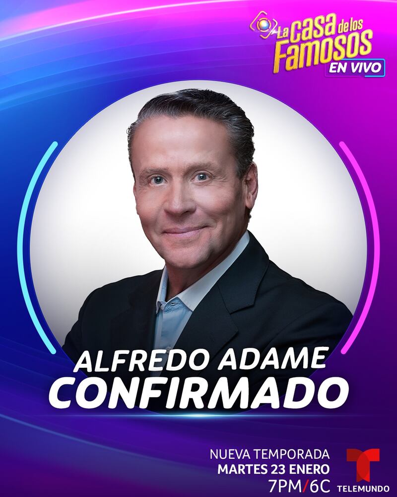 Actor mexicano Alfredo Adame.