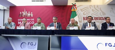 Conferencia de prensa sobre el secuestro y asesinato de estadounidenses en Matamoros, Tamaulipas