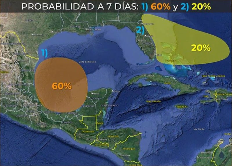 Clima en sureste mexicano