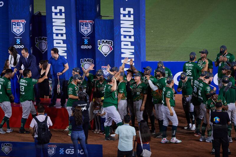 Leones de Yucatan se coronan campeones de la Liga Mexicana de Beisbol 2022