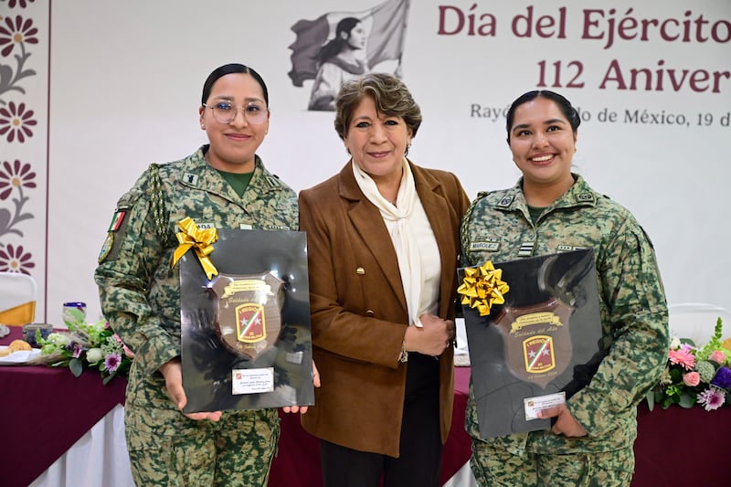 Ejército es clave en lucha contra delincuencia en Edomex, Delfina Gómez Álvarez