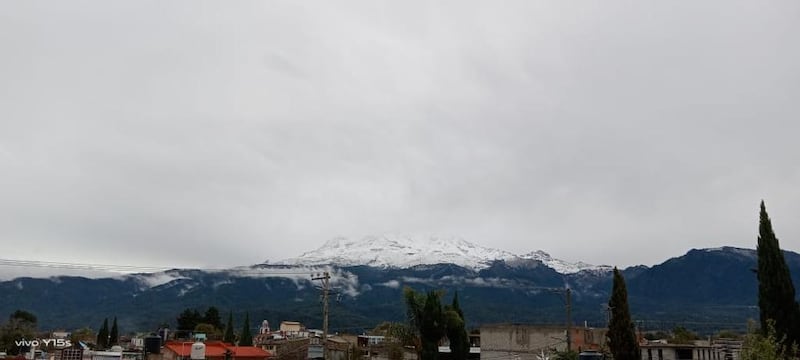 Fotos: Primera nevada en México cubre de blanco al Popocatépetl y al Iztaccíhuatl