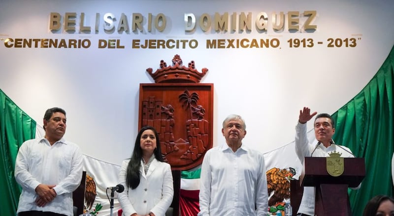 Toma de protesta de Rutilio Escandón como gobernador de Chiapas.