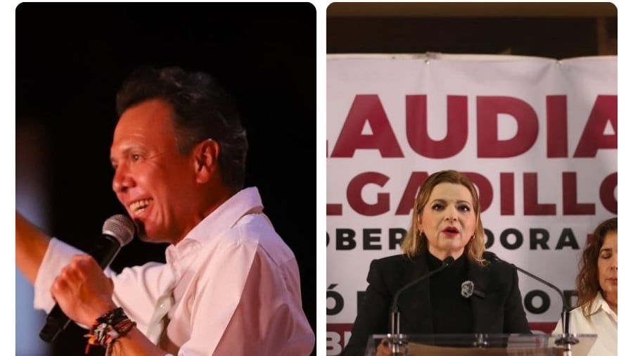 Pablo Lemus y Claudia Delgadillo, entre ellos está el próximo gobernador de Jalisco, según PREP. Foto: Facebook.