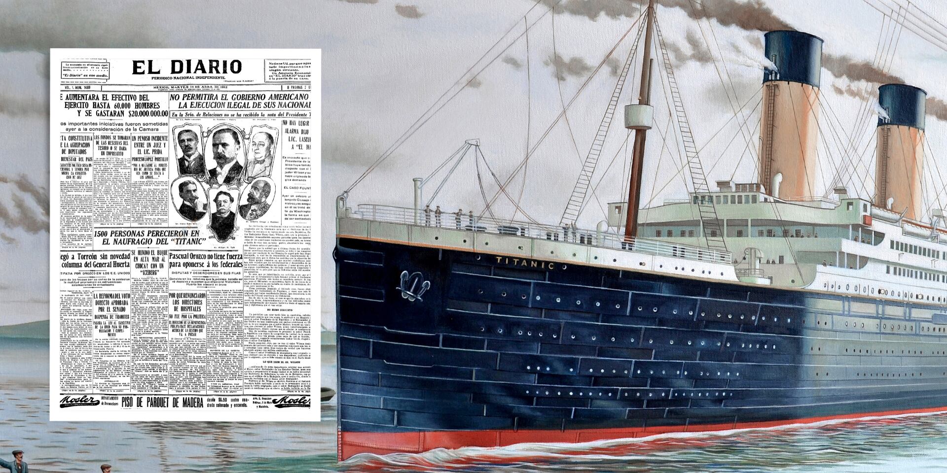 el verdadero periodico del hundimiento del titanic