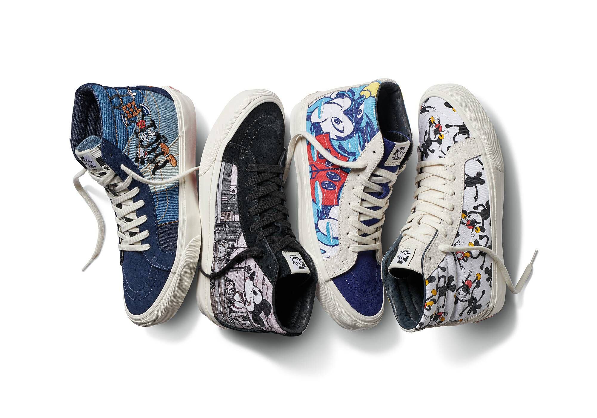 Zapatos vans de outlet mickey mouse dibujo